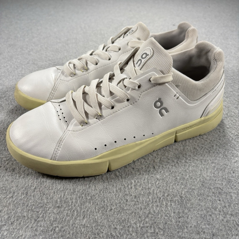 On Cloud The Roger Shoes Womens Size 9 White Tennis Sneakers CloudTec Swiss